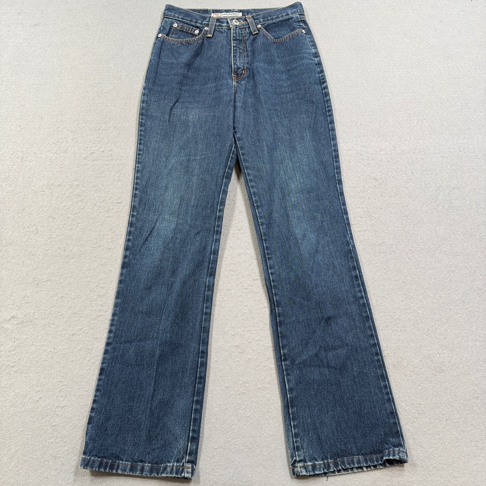 Vintage Santa Barbara Jeans Women's 7 Blue Straight Leg High Rise Relaxed Canada